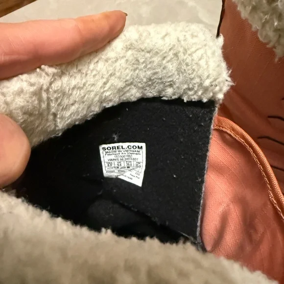 Sorel Coral and Navy Snow Boots - Picture 5 of 5